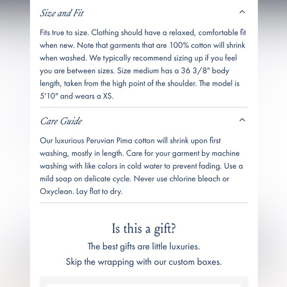 Lake Pajamas Pima Cotton Nightgown - Picture 4 of 5